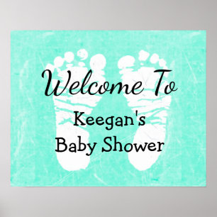Poster de bannières de baby shower Imprimantes de 