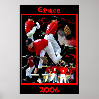 Poster de base-ball Grace Freshman