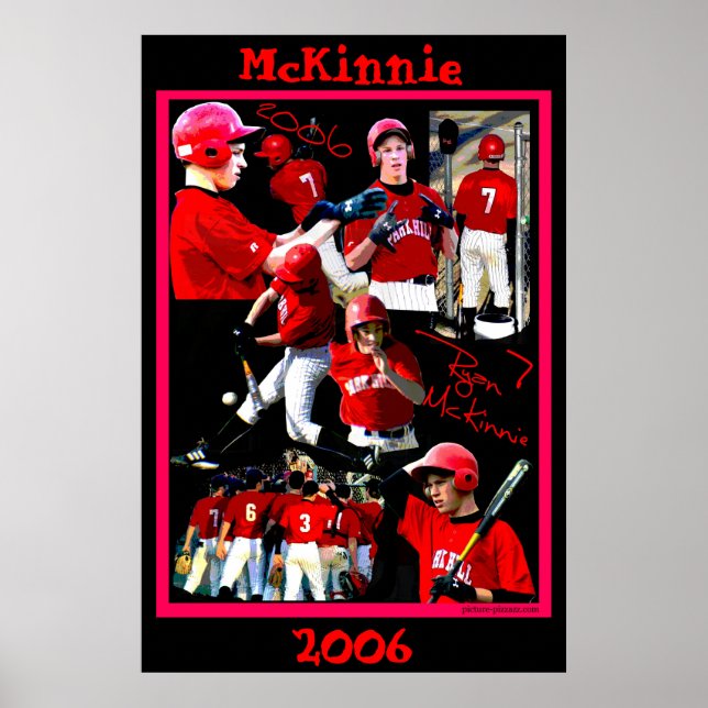 Poster de base-ball McKinnie Freshman (Devant)