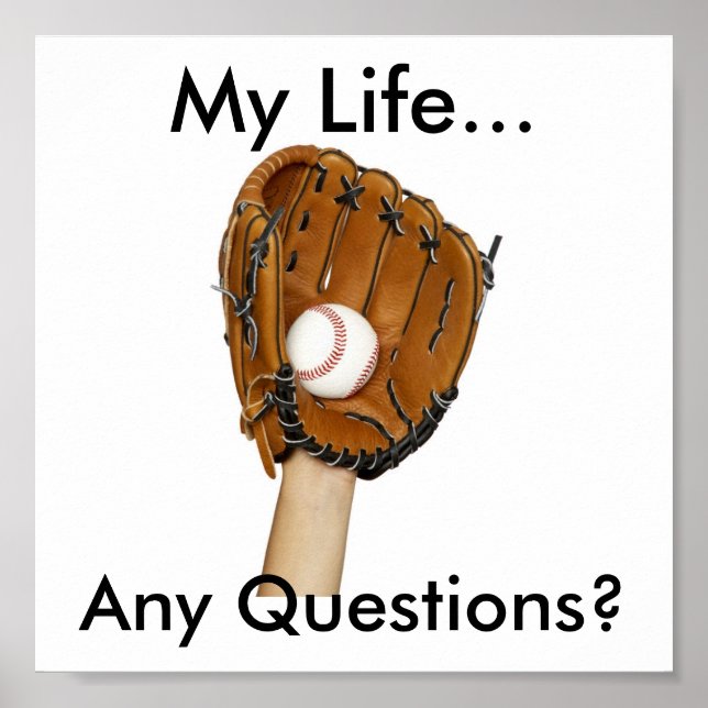 Poster de baseball (Devant)