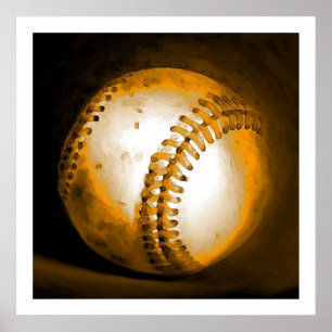 Poster de baseball Artwork Imprimer Poster de spor