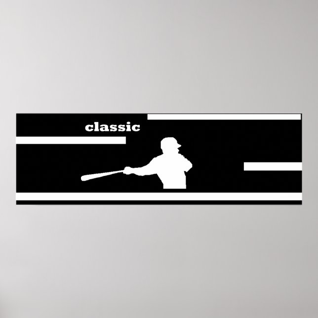 POSTER DE BASEBALL CLASSIQUE (Devant)