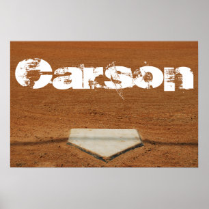 Poster de baseball ou de softball personnalisé - P