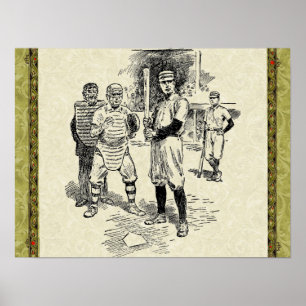 Poster de baseball : Players