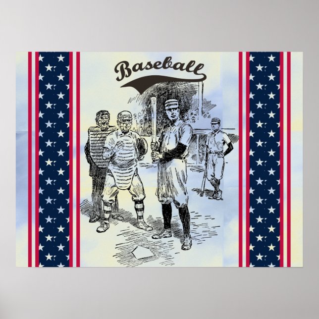 Poster de baseball : Players (Devant)