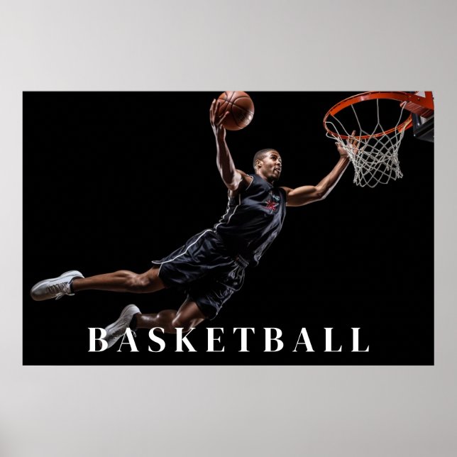 Poster de basket-ball (Devant)