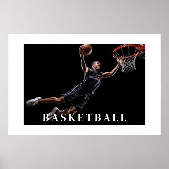 Poster de basket-ball (Devant)