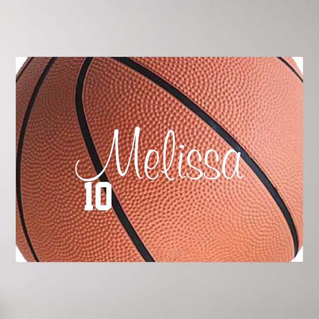 Poster de basket-ball personnalisé (Devant)