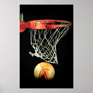 Poster de basket-ball - Unique Art Sport Moderne