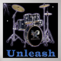 Poster de batterie art