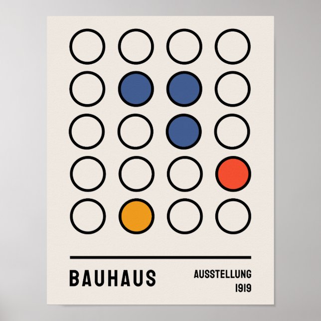 Poster de Bauhaus, Bauhaus Ausstellung 1919 B21 (Devant)