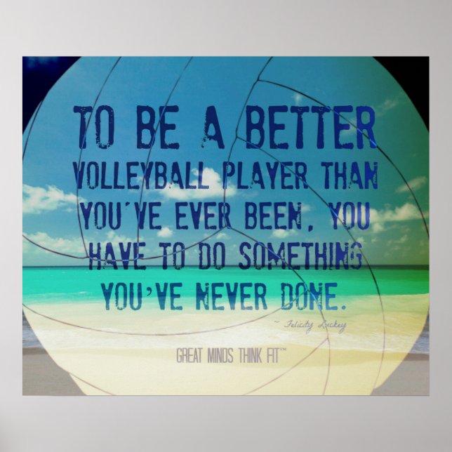 Poster de Beach Volleyball 007 pour Motivation (Devant)
