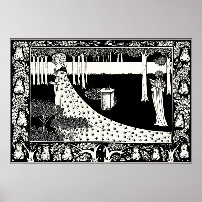 Poster de Beardsley : La Beale Isoud (Devant)