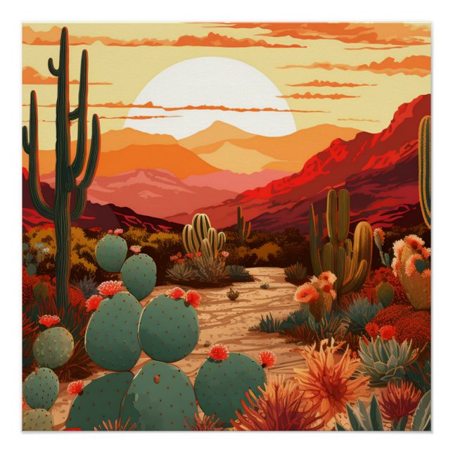 Poster de beauté du désert #1 (Devant)