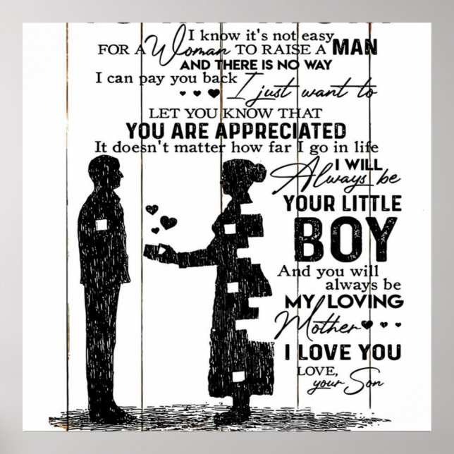 Poster De Belles Citations À Ma Mère, À Ma Mère, (Devant)