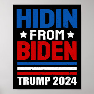 Poster De Biden Kids Men Funny Anti Joe Biden Trump 202