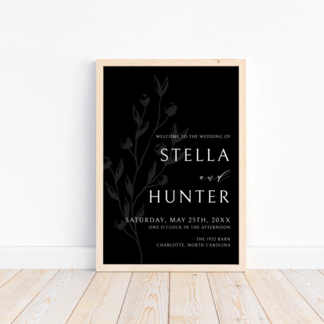 Poster de bienvenue victorien moderne et élégant (Créateur téléchargé)