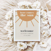Poster de bienvenue Vintage de Little Ray of Sunsh