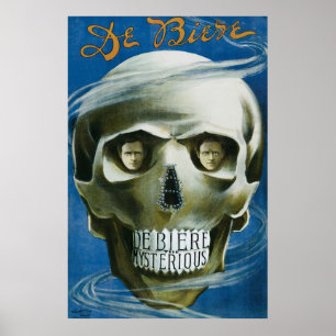 Poster De Biere ~ Le Mystérieux Magicien Magicien Vintage