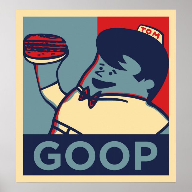 Poster de Big Tom pour le président (Devant)