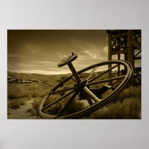 Poster de Bodie Ghost Town Sepia
