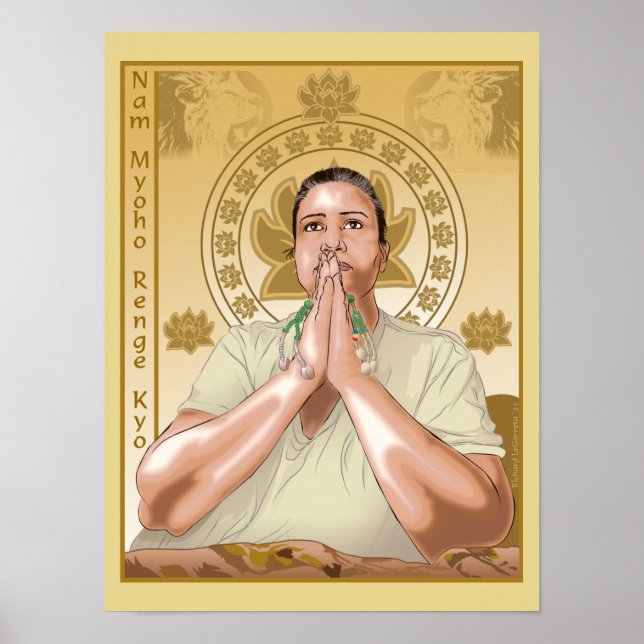 Poster de bouddhisme Cyleni Nichiren Daishonin (Devant)