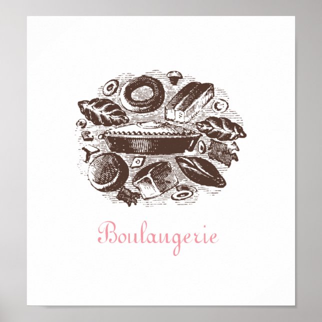 Poster de Boulangerie (Devant)