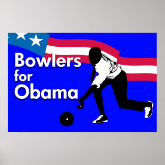 Poster de Bowlers pour Obama