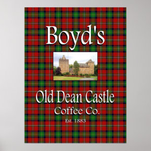 Poster de Boyd's Old Dean Castle Coffee Co.