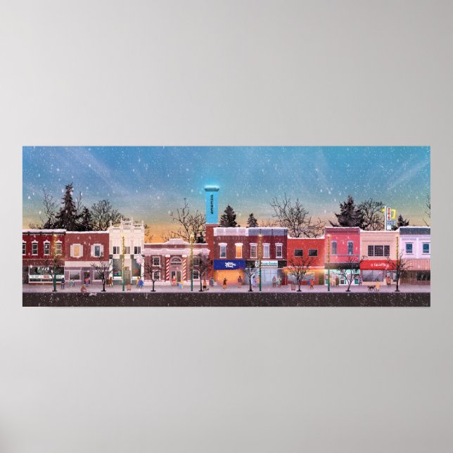 Poster de Brême, Indiana 'Winter Wonderland' (Devant)