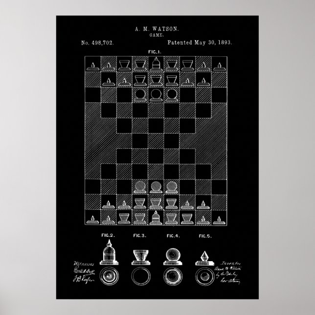 Poster de brevet d'échecs (Devant)