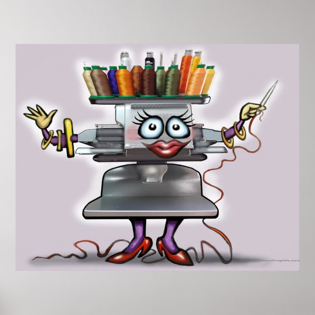 Poster de broderie (Devant)