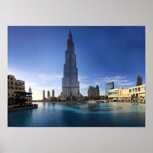 Poster de Burj Khalifa, Dubaï (Devant)