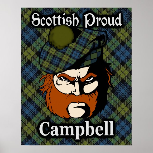 Poster de Campbell Scottish Tartan (Devant)