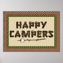 Poster de Camping Cute