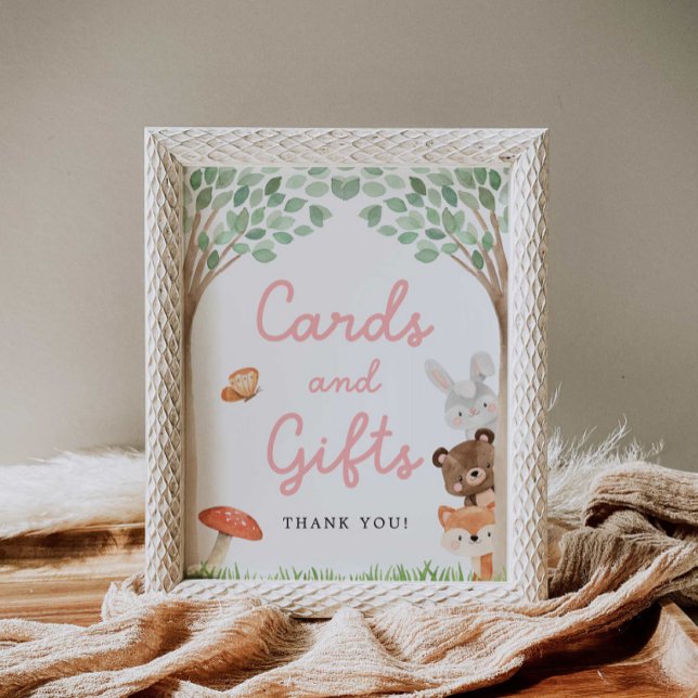 Poster de cartes et cadeaux de Baby shower Girl Wo (Créateur téléchargé)