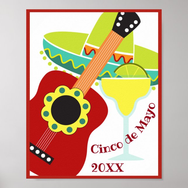 Poster de célébration du Cinco de Mayo (Devant)