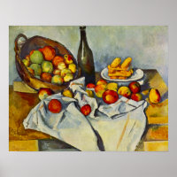 Poster de Cezanne Le panier des pommes