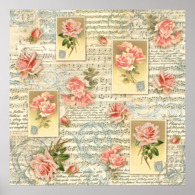 Poster de chansons et de Rose (Devant)