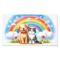 Poster de chat et de chien persan - Acheter en lig