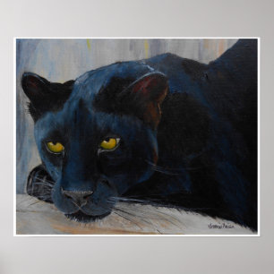 Poster de chat noir