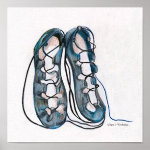 Poster de chaussures douces irlandaises LW