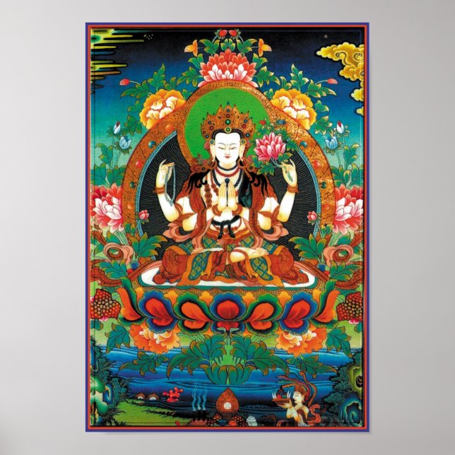 Poster de Chenrezig (Devant)