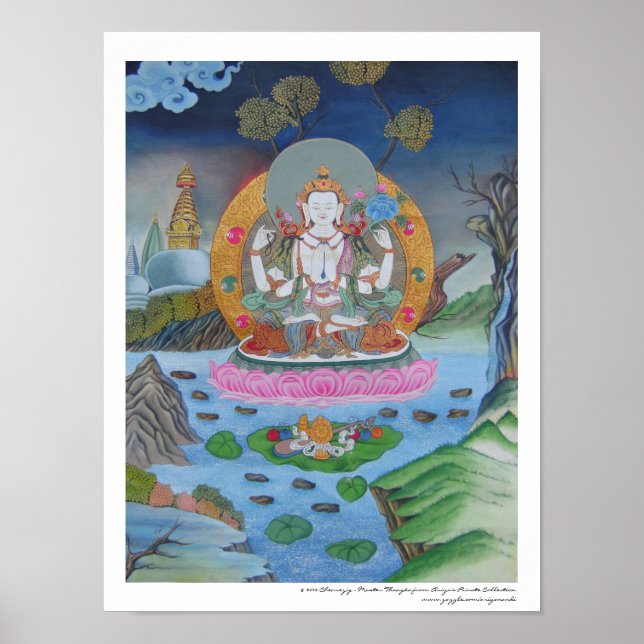 Poster de Chenrezig (Devant)