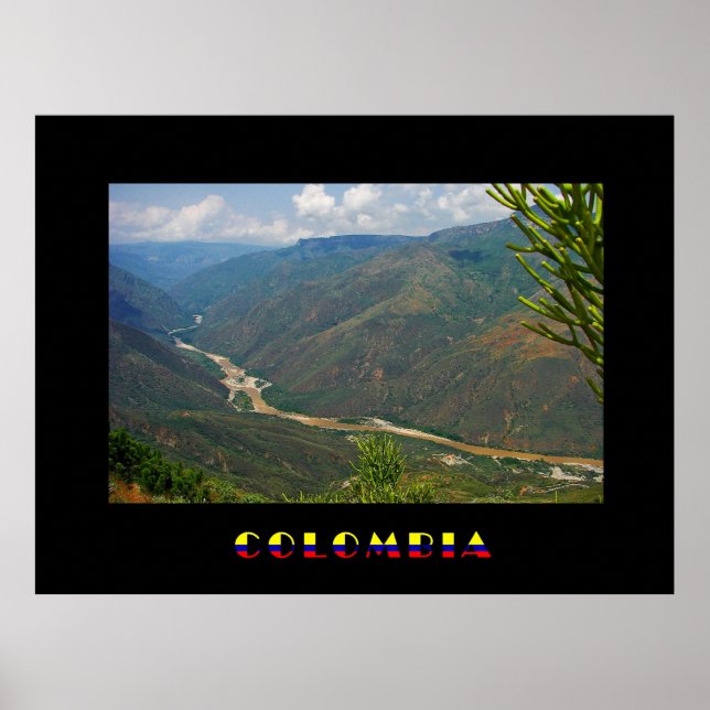 Poster de Chicamocha Colombia (Devant)