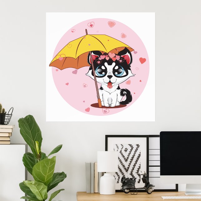 Poster de Chien de la Journée Valentines (Créateur téléchargé)