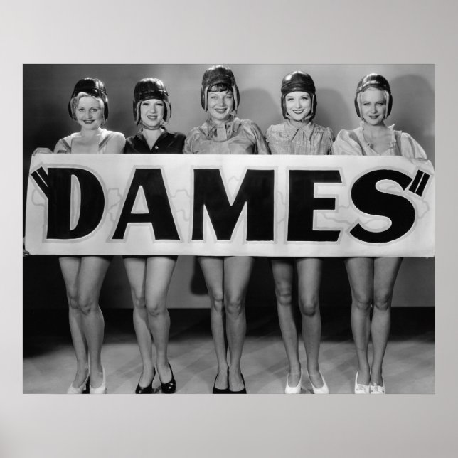 Poster de Chorus Girls Imprimer - Dames - 1706394. (Devant)