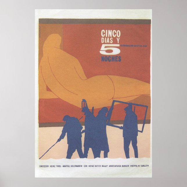 Poster de cinéma cubain Poster de film cubain (Devant)