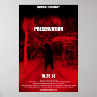 Poster de cinéma de préservation de pleine taille