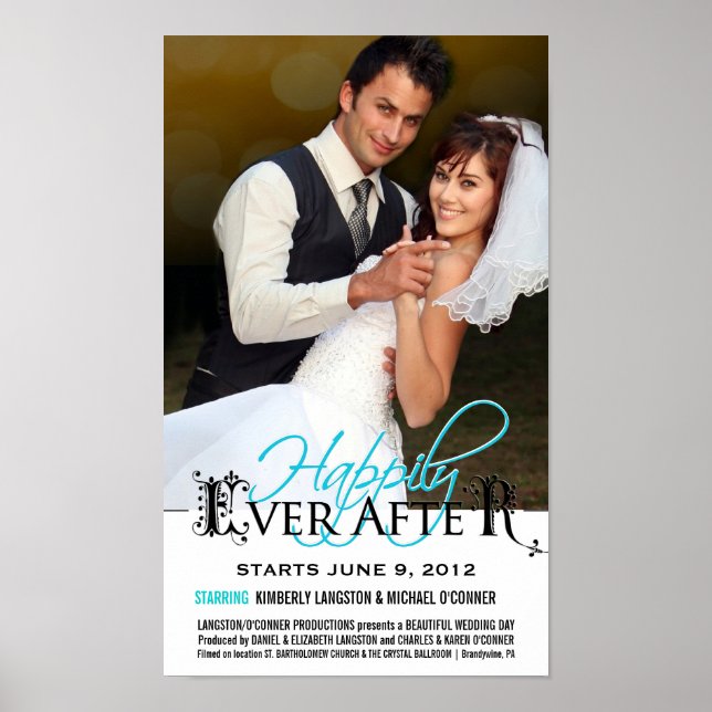 Poster de cinéma mariage - Heureux toujours après  (Devant)